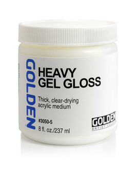 Golden Artist Colors Acrylic Gel: 8oz Heavy Gel Gloss