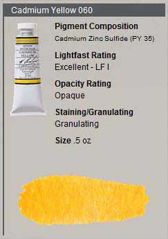 M. Graham Watercolor Series 4: 15ml Cadmium Yellow