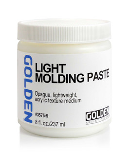 Golden Artist Colors Acrylic Paste: 8oz Light Molding Paste