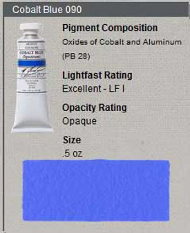 M. Graham Gouache Series 4: 15ml Cobalt Blue