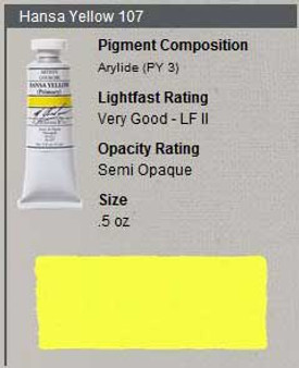 M. Graham Gouache Series 2: 15ml Hansa Yellow