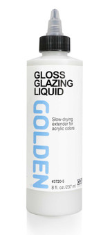 Golden Artist Colors Acrylic Medium: 8oz Glazing Liquid Gloss