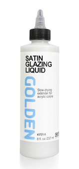 Golden Artist Colors Acrylic Medium: 8oz Glazing Liquid Satin
