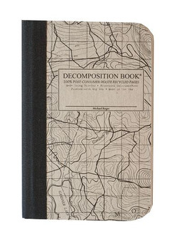 Michael Roger Press Decomposition Pocket Notebook Grid Topographical