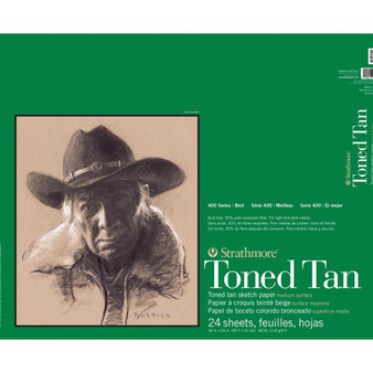 Strathmore Toned Tan Sketch Paper 18x24 Wirebound
