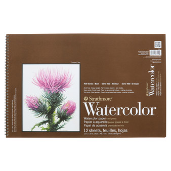 Strathmore Watercolor Pad 400 140lb 12x18