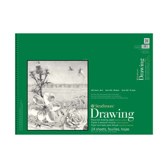Strathmore Drawing Pad 400 Recycled 18x24