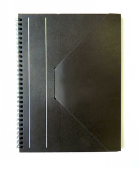 Okina OE Note Lined Journal V7 7x10" Black