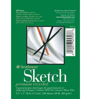 Strathmore Sketch Pad 400 Recycled 5.5x8.5