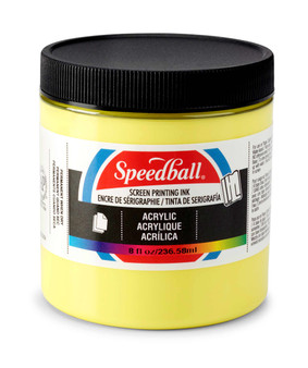 Speedball Screen Ink Acrylic 8oz Primrose Yellow