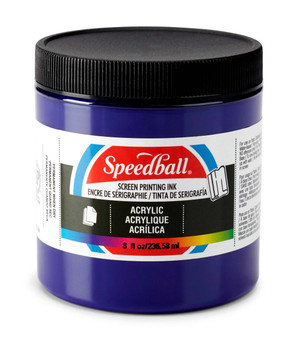 Speedball Screen Ink Acrylic 8oz Violet