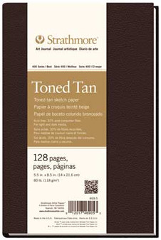 Strathmore 400 Series Toned Tan Hardbound Art Journal 5.5x8.5
