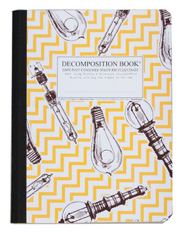 Michael Roger Press Decomposition Ruled Notebook Bright Ideas