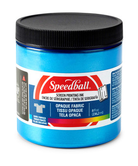 Speedball Fabric Screen Ink 8oz Phthalo Blue