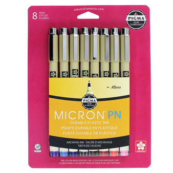 Sakura Pigma Micron PN 8 Color Set