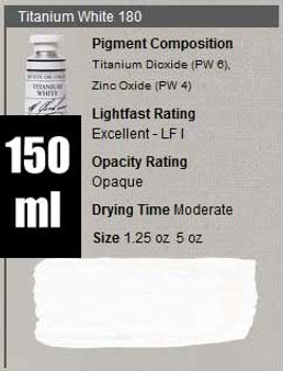 M Graham Titanium White 150ml Tube Acrylic