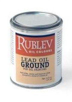 Natural Pigments Rublev Oil Colour 16oz Lead Oil Ground