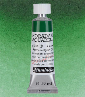 Schmincke Horadam Aquarell 15ml Permanent Green Olive - 534
