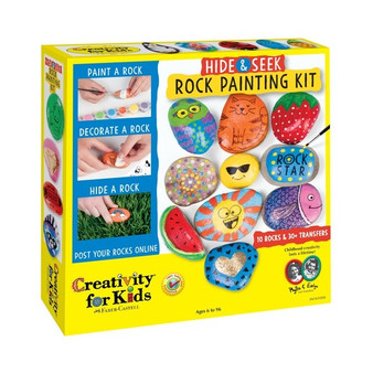 Faber-Castell Creativity for Kids Hide & Seek Rock Painting Kit