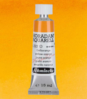 Schmincke Horadam Aquarell 15ml Tube Watercolor Yellow Orange - 222