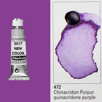 Schmincke Horadam Aquarell 15ml Tube Watercolor Quinacridone Purple - 472