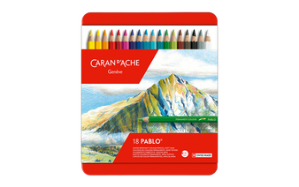 Caran d'Ache Pablo Pencil 18 Color Set