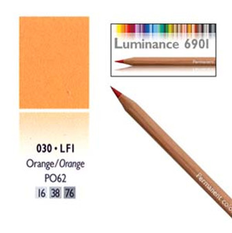 Caran DAche Luminance Colored Pencil Orange