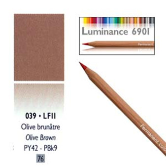 Caran DAche Luminance Colored Pencil Olive Brown