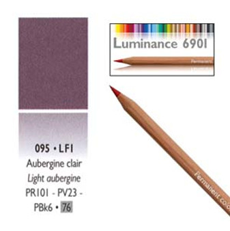 Caran DAche Luminance Colored Pencil Light Aubergine