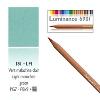 Caran DAche Luminance Colored Pencil Light Malachite Green