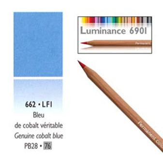 Caran DAche Luminance Colored Pencil Genuine Cobalt Blue