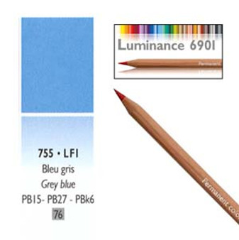 Caran DAche Luminance Colored Pencil Grey Blue