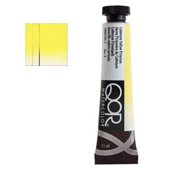 QoR Watercolor 11ml tube Cadmium Yellow Primrose