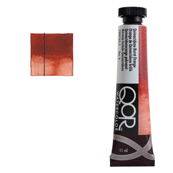 QoR Watercolor 11ml tube Quinacridone Burnt Orange