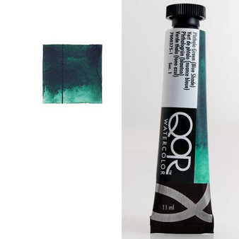 QoR Watercolor 11ml tube Phthalo Green Blue Shade