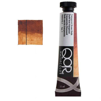 QoR Watercolor 11ml tube Transparent Brown Oxide