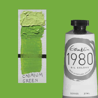 Gamblin 1980 Oil Paint 37ml Cadmium Green