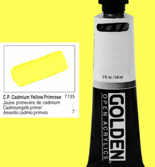 Golden Open Acrylic 2oz CP Cadmium Yellow Primrose