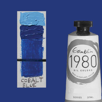 Gamblin 1980 Oil Paint 37ml Cobalt Blue