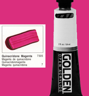 Golden Open Acrylic 2oz Quinacridone Magenta