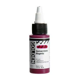 Golden High Flow Acrylic 1oz. Quinacridone Magenta