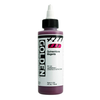 Golden High Flow Acrylic 4oz. Quinacridone Magenta