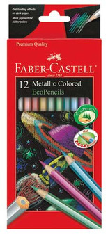 Faber-Castell Red Label 12 Color Metallic EcoPencils