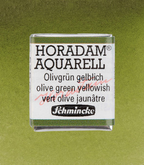 Schmincke Horadam Aquarell Half-Pan Olive Green Yellow - 525