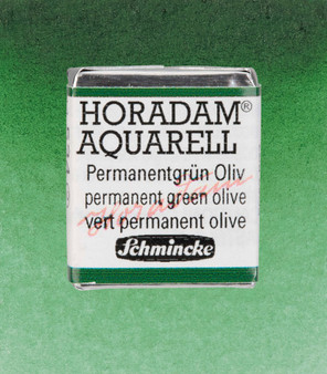 Schmincke Horadam Aquarell Half-Pan Permanent Green Olive - 534
