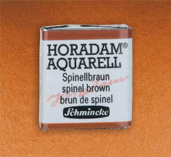 Schmincke Horadam 1/2 Pan Watercolor Spinel Brown - 650