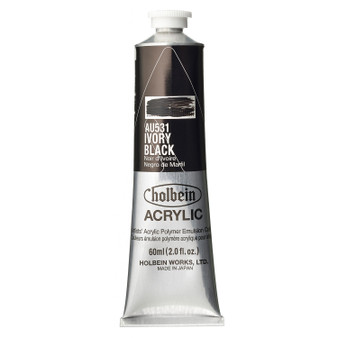 Holbein Heavy Body Acrylic 60 ml Ivory Black