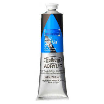 Holbein Heavy Body Acrylic 60 ml Primary Cyan