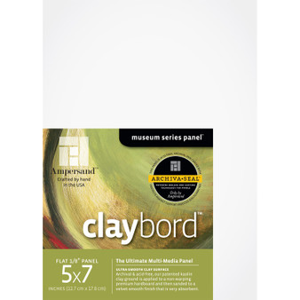 Ampersand Museum Series Claybord Flat 5x7 3pk