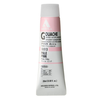 Holbein Acryla Gouache Series 1 20ml: Pale Pink